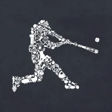 Hráč basebalu ikony