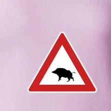 Dopravní značka - Pozor divočák