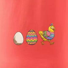 Evoluce vajíčka - velikonoce - slepice