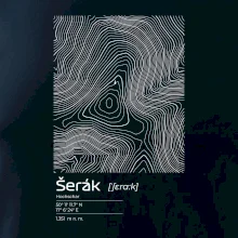 Šerák - vrstevnice v obdélníku