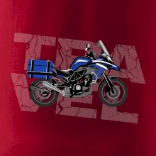 Cestovní enduro modré