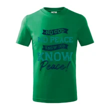No God no peace, know god know peace