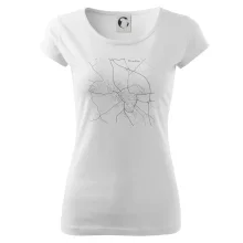 Černobílá mapa Chrudim