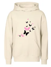 Motýli růžovo černí