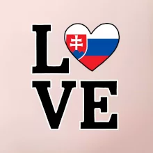 Love Slovenská vlajka