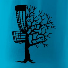 Disc golf pozor strom