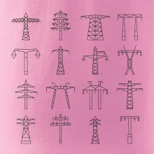 Typy stožárů vysokého napětí