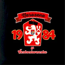 Narozena v Československu - Přelepený znak 1984