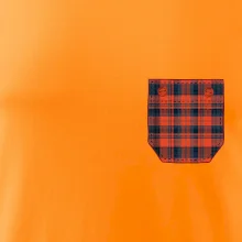 Flanelové triko červené