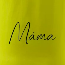 Nápis psací na prsou - máma