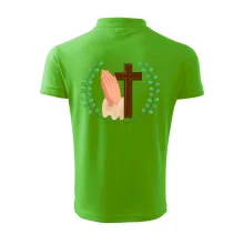 Věnec - kříž a modlení