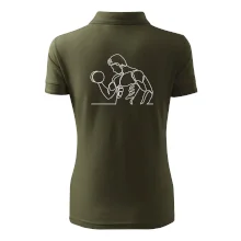 Fitness muž jedním tahem