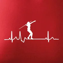 EKG hod oštěpem žena