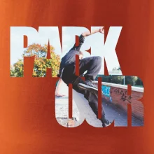 Parkour nápis ve městě