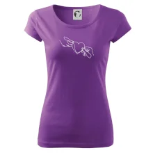 Dvě ruce a srdce jedním tahem