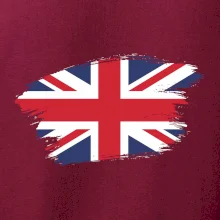 Britská vlajka roztrhaná