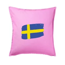 Švédsko vlajka štětkou