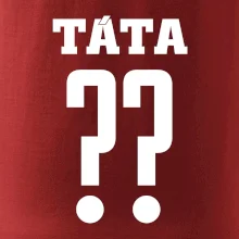 Táta - dres se jménem a číslem