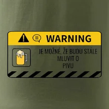 Warning mluvení - pivo