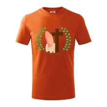 Věnec - kříž a modlení