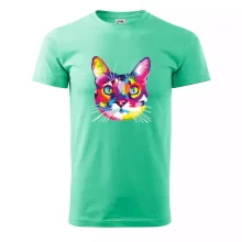 Kočka duhová hlava