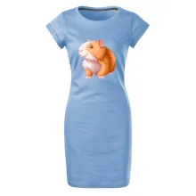 Morče - kreslené, bílo oranžové