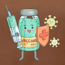 Cartoon vaccine