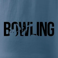 Bowling nápis kuželky Bowling nápis kuželky