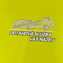 Odtahová služba - nakládání auta