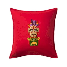 Mayové maska s peřím