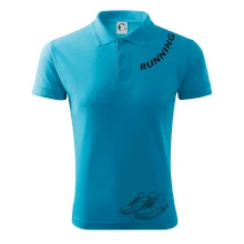 Running nápis šikmo