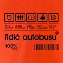 Čárový kód řidič autobusu Čárový kód řidič autobusu