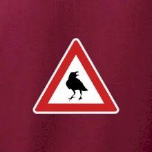Dopravní značka - Pozor havran