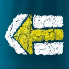 Párová turistická značka žlutá