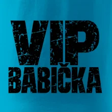 VIP babička černá grunge typografie