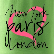 I love NYC Paris London