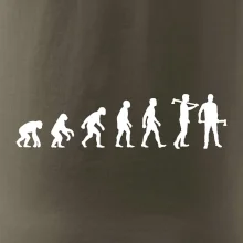 Evoluce dřevorubec - sekera
