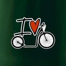 I love koloběžka velké a malé kolo