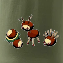 Kaštanová zvířátka - v řadě