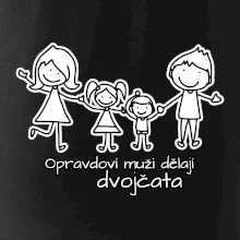 Opravdoví muži dělají dvojčata - holka kluk