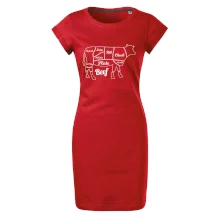 Kráva nákres rozřezání Anglicky