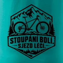 Stoupání bolí sjezd léčí - horské kolo