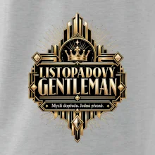 Listopadový gentleman zlatý art deco motiv