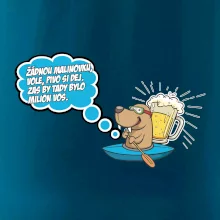 Žádnou malinovku, ale pivo