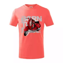 Scooter born to ride red