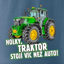 Holky, traktor stojí víc než auto