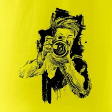 Fotograf kreslený tužkou