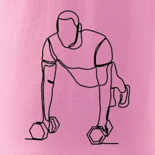 Trenér fitness jedním tahem