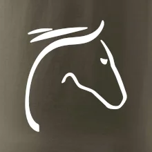 Kůň - hlava silueta