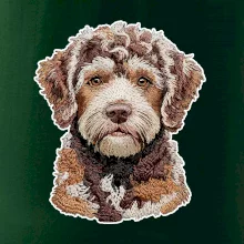 Lagotto romagnolo vyšívaná hlava